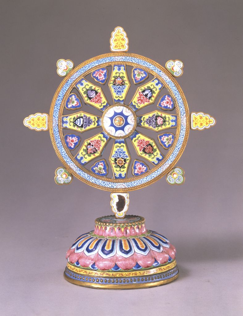 图片[1]-Yongzheng style painted enamel with eight auspicious patterns-China Archive